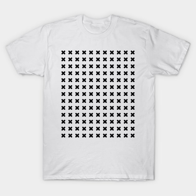 Minimal X Pattern Simple Minimalist Design Gift Women Men Boys Girls T-Shirt by teeleoshirts